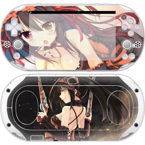 Vinyl Skin Sticker Protector For Sony PSvita 2000 For PSv 2000 Decal - Anime Cute Girl