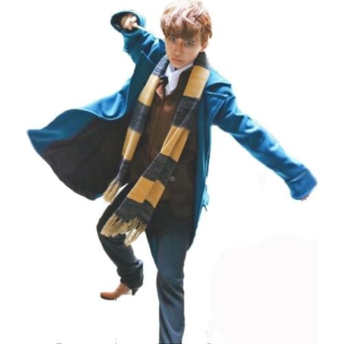 High quality Fantastic Beasts and Where to Find Them Newt Scamande Trench Newt Scamander Cosplay Costume