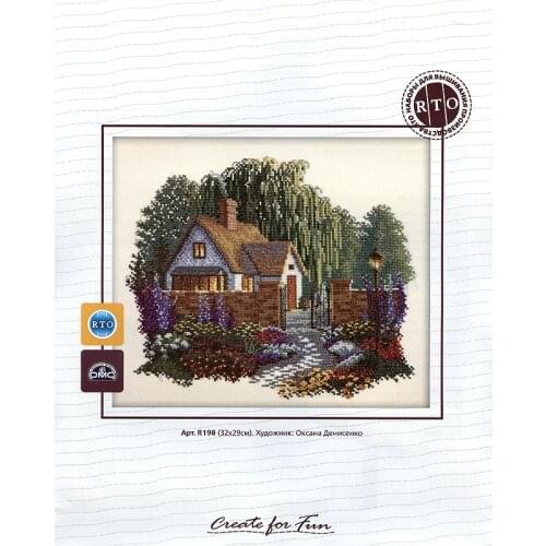 Top Quality beautiful lovely counted cross stitch kit loverly house home villa