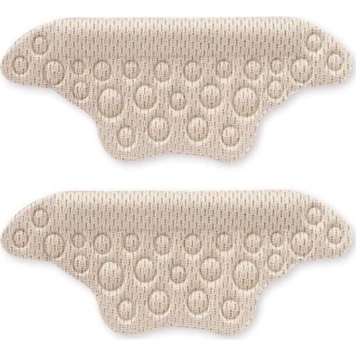 1Pair Heel Insoles Pain Relief Cushion Anti-wear Adhesive Feet Care Pads Heel Sticker Heel Liner Grips Crash Insole Massage