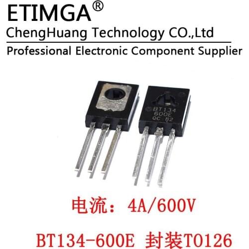 10PCS/LOT BT134-600E TO-126 600V/4A Triac Thyristor