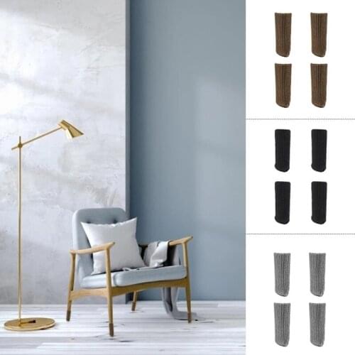 24pcs Knitted Chair Leg Socks Furniture Table Feet Leg Floor Protectors Covers