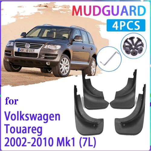 4 PCS Car MudFlaps for VW Touareg 7L 2002~2010 MK1 Mudguard Splash Guards Fender Auto Accessories