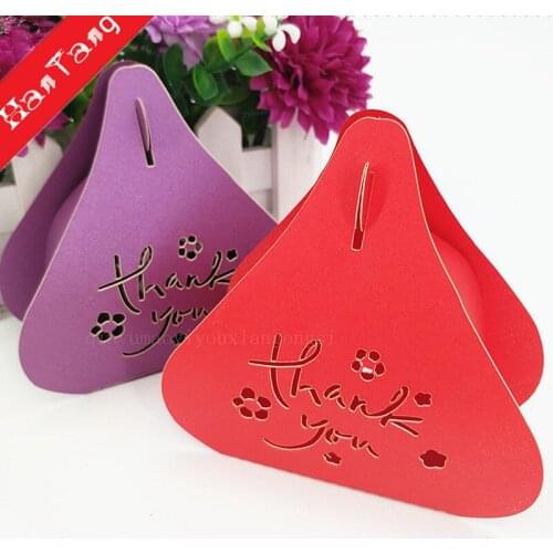 50pcs Candy Box Wedding Party Favors Gift Boxes Baby Bridal Shower Thank You Treat Candy Boxes Supplies 5Z