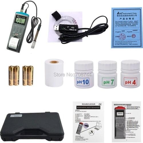 AZ9861 Water Quality Analyzers PH Meter Tester with the Print Function