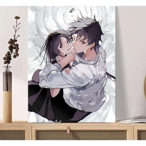 Orimoto Rika Okkotsu Yuta Jujutsu Kaisen Anime Poster Home Decor Canvas Print Picture Living Room Decoration Art Wall Painting