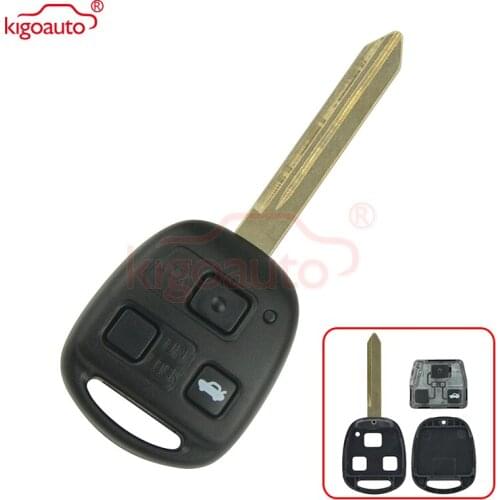 Denso(not Valeo) Kigoauto Remote key 3 button TOY47 434mhz 4D70 for Toyota Avensis 2004 2005 2006 2007 2008 2009