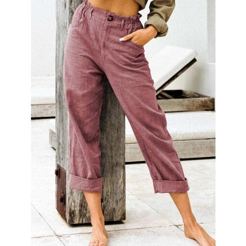 EPIPHLULU Womens Summer Pants