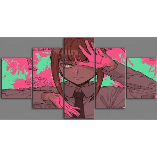 HD Home Decor Chainsaw Man Canvas Japan Anime Prints Painting Poster Wall Modern Artwork Modular Pictures For Kids Room Frames