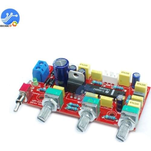 LM1036 Preamplifier HIFI AMP Volume Tone Control Audio Board for Sound Bass Treble Preamplifier Stereo Speaker Module