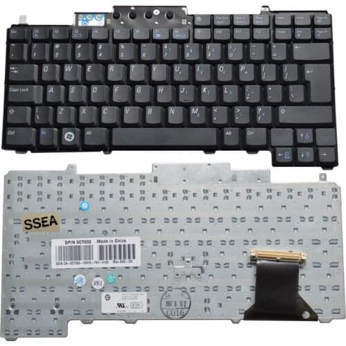 SSEA Brand New US keyboard black For DELL Latitude D630 D620 D830 D820 PP10S PP18L M65 laptop US keyboard