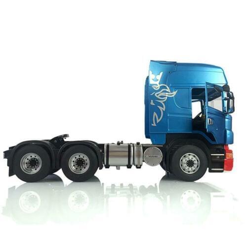 1/14 RC LESU 6*6 Sca Metal Chassis Axles Gearbox Hercul Tractor Truck Cabin THZH0914-SMT2