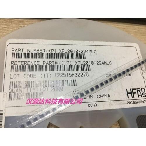 Original new 100% 1206 XPL2010-224MLC ultra micro high current inductor 2010-220UH 0.116A 2X2X1MM