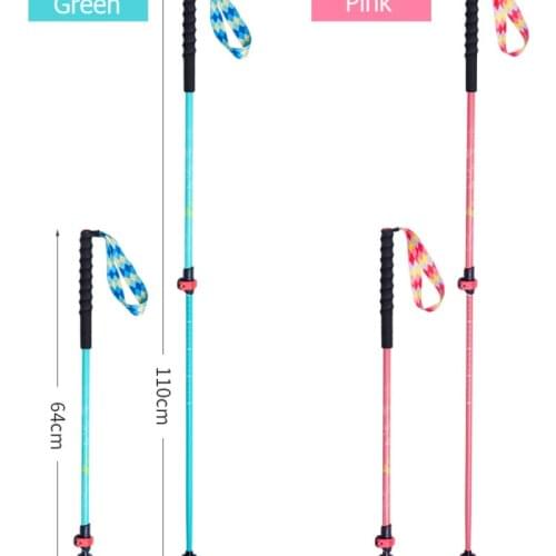 AONIJIE E4203 One Piece Telescopic Ultralight Quick Lock Trekking Poles Aluminum Alloy Hiking Pole For Teenager Walking Stick