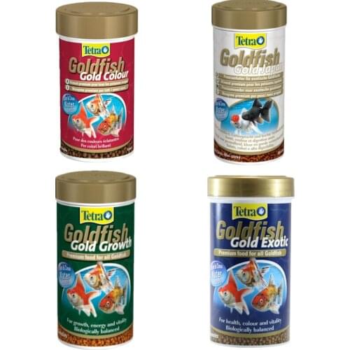 Tetra Goldfish Gold Color Growth Exotic Japan Fish Food fish tank accessories