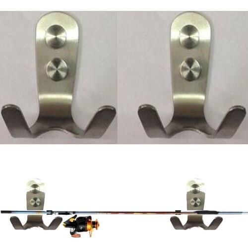 1pairs/LOT Fishing Rod Storage Rack Fishing Rod Holder Organizer Horizontal Mount