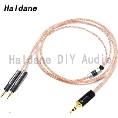 Haldane HIFI DIY 7n Single Crystal Copper Headphone Upgrade Replacement Cable for ATH-R70X R70X Headphones