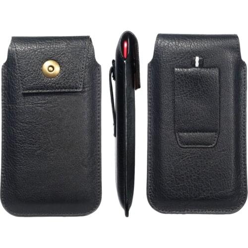Universal Belt Phone Case For iPhone X XR XS MAX 6 7 8 Plus Leather Ultra-thin 4.7-6.5 inch For Samsung S6 S7 Edge S8+ S9+ S5