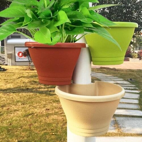 Flowerpot Breathable Wall-mounted Plastic Creative Plant Holder for Home