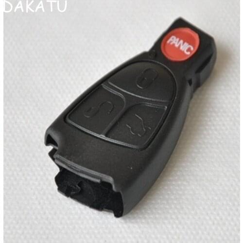 DAKATU Replacement Car Key Shell FOR MERCEDES BENZ E C R CL GL SL CLK SLK Smart Key Remote Case Shell 3+1 Buttons with LOGO