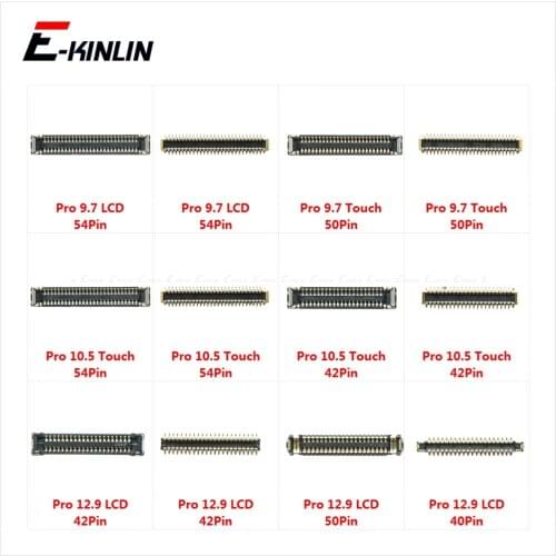 For iPad Pro 9.7 10.5 12.9 2015 2016 2017 2018 LCD Display Touch Screen Digitizer FPC Connector On Motherboard Flex Cable