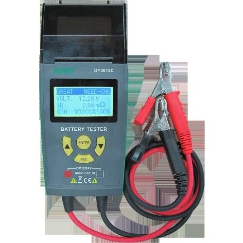 DUOYI DY3015C 12V24V Car Battery Tester Car Battery Analyzer Diagnostic Instrument Print