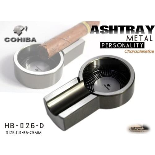 Cigar Gadgets Ceramic Single Cigar Holder Round Ash Slot Tobacco Cigarette Ashtray Gift Box Smoking Cigar Holder Gadgets for Men