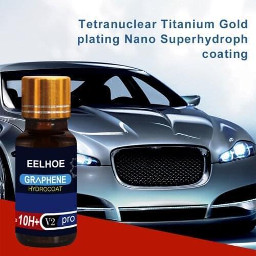 30/ 50ML Car Ceramic Coating 12H Liquid Glass Nano Super Hydrophobic Car Plating Anti-Scratch Graphene Plating Solution Dropship