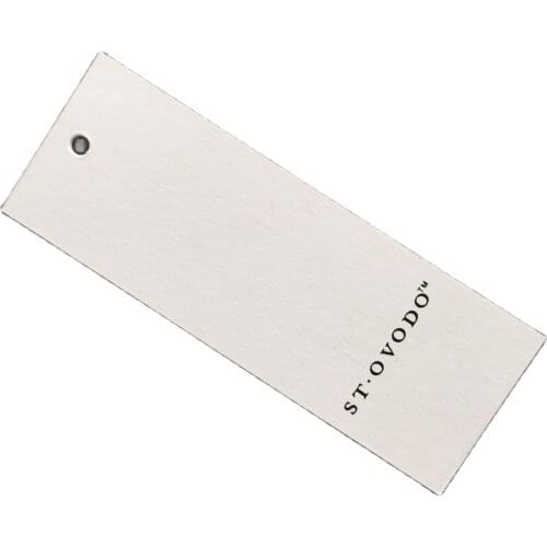 Best Price High Quality Custom 11.5x4cm Hangtags With Own Brand Logo For Clothes