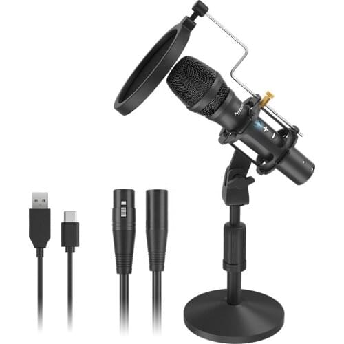 MAONO Professional XLR or USB Dynamic Microphone Live Streaming Kit Jobs from Home Desktop Recording MIC