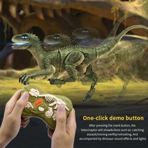 RC Dinosaur Tyrannosaurus Rex Animal Remote Control Sounds Dinobot Electric Walking Animals Toy Light Roaring Toys Kids Toy