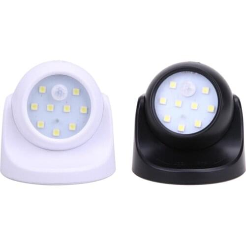 PIR Motion Sensor LED Night Light Activated Wireless Wall Lamp Nightlight Bulb For Home Outdoor Hallway Ceiling Lighting