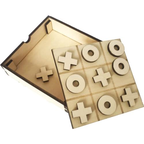 XO Chess Beautiful Puzzle Wooden Board Games Family Funny Playing Table Game For Cultivating Children Games Education Toys