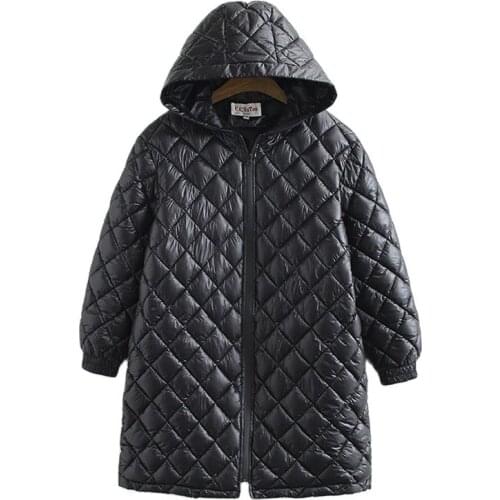 Real shot Plus size Korean Winter Cotton-padded Jacket Women Thicken Hooded Down cotton Coat Female Casual Warm Outerwear G859