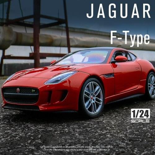 1:24 JAGUAR F-Type Coupe Alloy Car Model Diecasts & Toy Vehicles Collect Car Toy Boy Birthday gifts