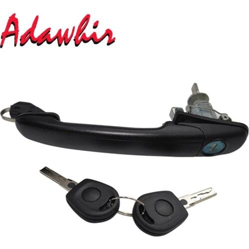 6K0837205 6K0837206 FRONT LEFT RIGHT DOOR HANDLE WITH LOCK BARREL FOR FORD GALAXY 1995-2006 33MM PIN LENGTH