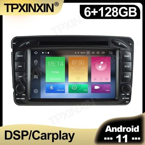 128GB Android 11.0 Car Radio For Mercedes Benz W203 W209 W463 W168 Multimedia Auto Video DVD Player Navigation Stereo GPS 2din