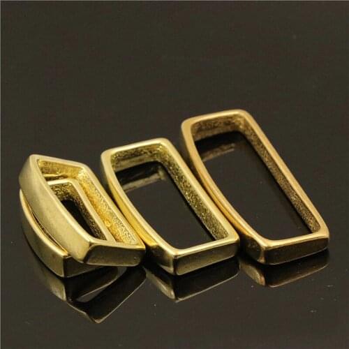 Solid brass DIY leather craft belt ring buckle 20mm 25mm 32mm 40mm 10pcs/lot