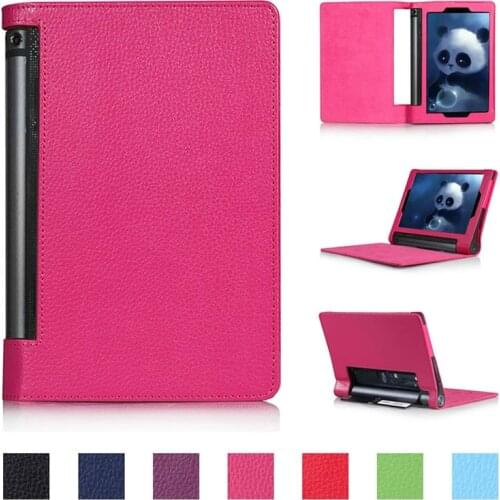 Cover Case For Lenovo YOGA Tab 3 10.1 Case Foldable Stand pu Leather Cover YOGA Tab 3 10.1 YT3-X50F X50F X50M Tablet Cases Glass
