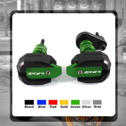 For KAWASAKI NINJA ZX6R 2008 2005-2007 ZX 6R Motorcycle CNC Falling Protection Frame Slider Fairing Guard Crash Pad Protector