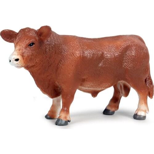 13*4.5*7.3CM Original Wild Animals Cattle Farm Model Action Figurines Miniature Collection Toy For Kids