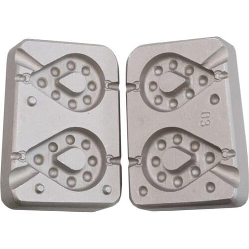 Mould lead Grippa Gr.110-130 F03 Gancetti N ° 1 envelope 20 Gancetti free carp fishing