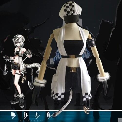 Game Arknights Cliffheart Cosplay Costume Full Set Halloween Carnival Costumes for Women Girls Christmas Party Fancy Dress