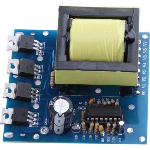 500W Inverter DC 12V-24V to AC 180V-220V-380V Booster Board Module 0.35A Voltage LED Inverters Converters Booster Board Module