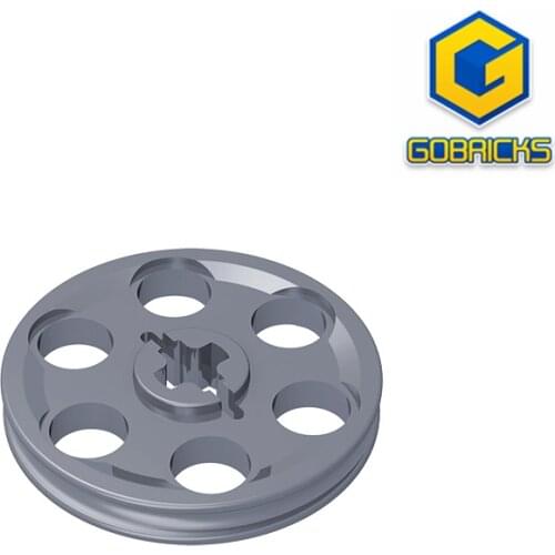 Gobricks GDS-1264 Technical Wedge Belt Wheel (Pulley) compatible 4185 pieces of childrens toys