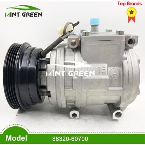 Brand new AC compressor For Toyota Landcruiser HDJ100R 1HD-FTE 6 Cyl 4.2L Diesel 447170-3700 447200-1713 447300-7230 88310-6A010