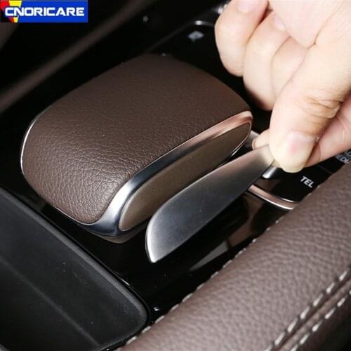 Car Styling Console Gearshift Handle Side Decals Decoration Cover Trim Stickers For Mercedes Benz GLE W167 GLS 2020