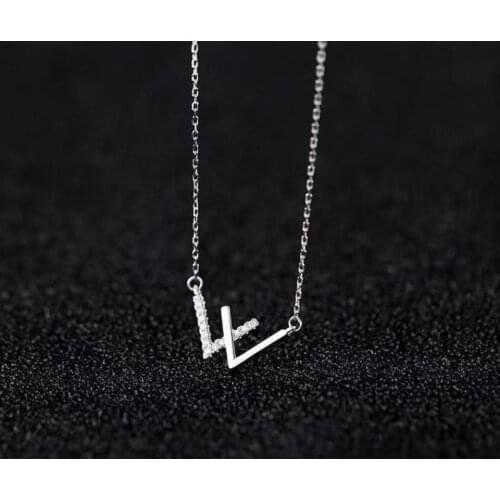 Korean Necklace Fashion Jewelry Choker Double V Necklace Punk Clavicle Chain Statement Necklace Women Choker Wholesale