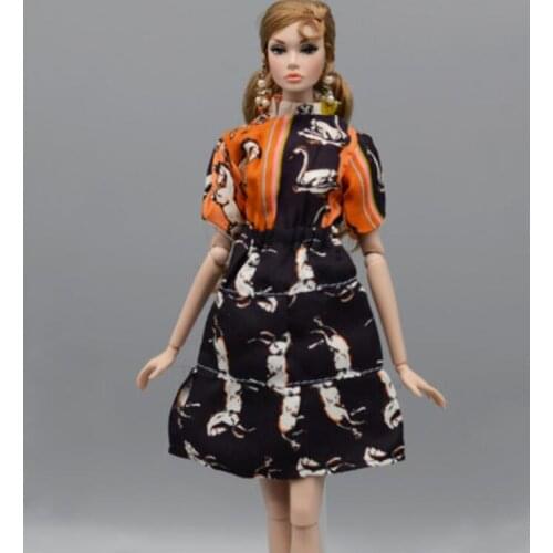 Doll short dress pretty clothes skirt suits doll accessories gifts for your barbiee dolls BB201010D