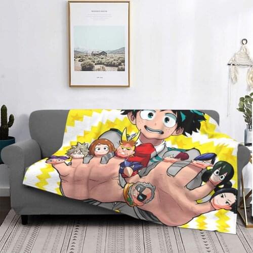 My Hero Academia Carpet Living Room Flocking Textile A Hot Bed Blanket Bed Covers Luxury Blanket Blanket Flannel Blanket